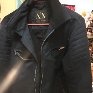 Armani Exchange men's medium blue jacket
